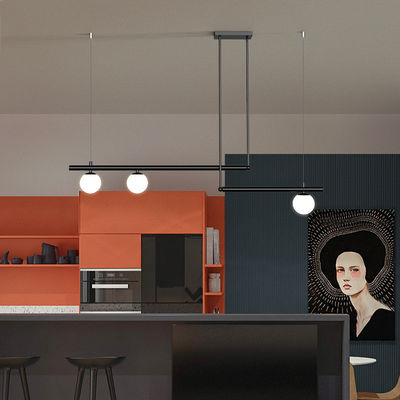 Modern Minimalist long Pendant lamp LED Restaurant Bar Kitchen Coffee Shop Light Loft Satellite Pendant Light(WH-AP-255)