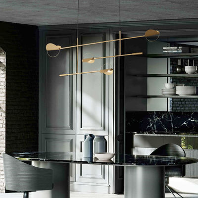 Modern metal pendant lamp GU10 black gold design light living room indoor Restaurant decoration Pendant Light(WH-AP-256)