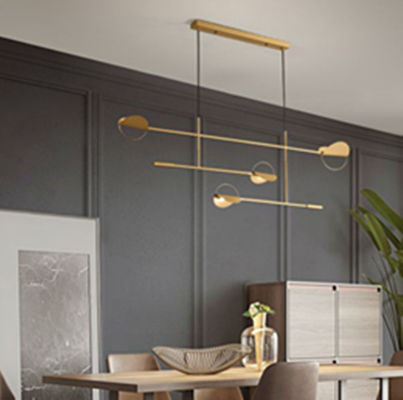 Modern metal pendant lamp GU10 black gold design light living room indoor Restaurant decoration Pendant Light(WH-AP-256)