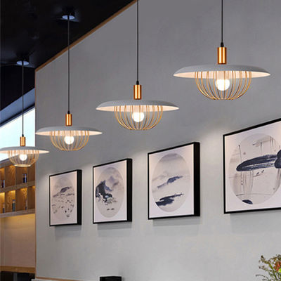 Nordic retro Pendant Lamp Luxury Walnut Wood Grain Wrought-iron Lamp Flying Lights for Restaurant Pendant Lamp(WH-AP-258