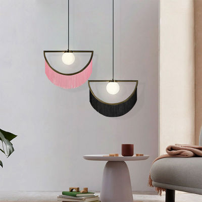 Nordic Tassels Pendent Lights Simple Glass Lighting Living Restaurant Bar Lights LED Bedroom Collection Lights(WH-AP-259