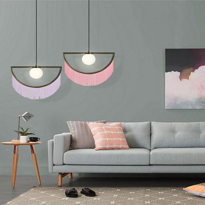 Nordic Tassels Pendent Lights Simple Glass Lighting Living Restaurant Bar Lights LED Bedroom Collection Lights(WH-AP-259