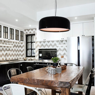 Vintage pendant light Hotel Bar Restaurant Light Pan  White Black pendant light Suspension Pendant(WH-AP-233)