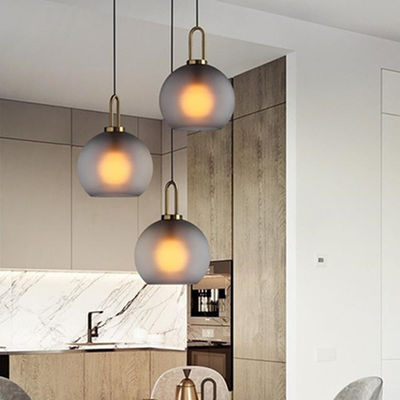 Modern LED Restaurant American Bedside Lamp industrial Pendant Light Luxury bar Glass Pendant Light(WH-AP-262)
