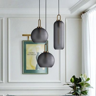 Modern LED Restaurant American Bedside Lamp industrial Pendant Light Luxury bar Glass Pendant Light(WH-AP-262)