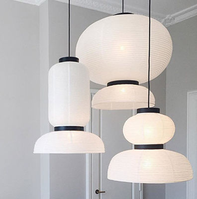 Danish Design Oak Rice Paper White Pendant Light E27 for Restaurant Bedroom Formakami Pendant Light(WH-AP-263)