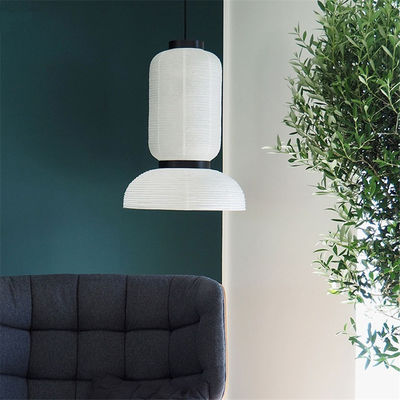 Danish Design Oak Rice Paper White Pendant Light E27 for Restaurant Bedroom Formakami Pendant Light(WH-AP-263)