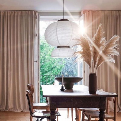 Danish Design Oak Rice Paper White Pendant Light E27 for Restaurant Bedroom Formakami Pendant Light(WH-AP-263)