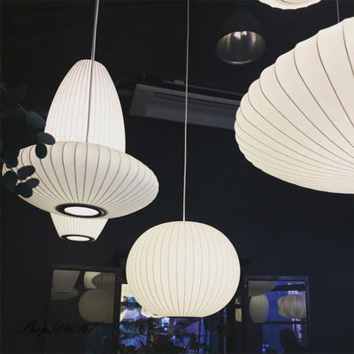 Italian Silk Cloth Pendant Lights Creative Living Room Dining Room Decoration Indoor Nelson Pendant Lamp(WH-AP-264)