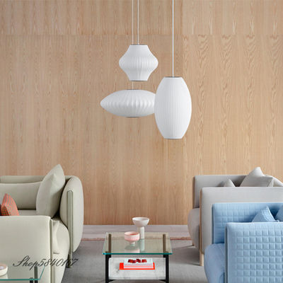 Italian Silk Cloth Pendant Lights Creative Living Room Dining Room Decoration Indoor Nelson Pendant Lamp(WH-AP-264)