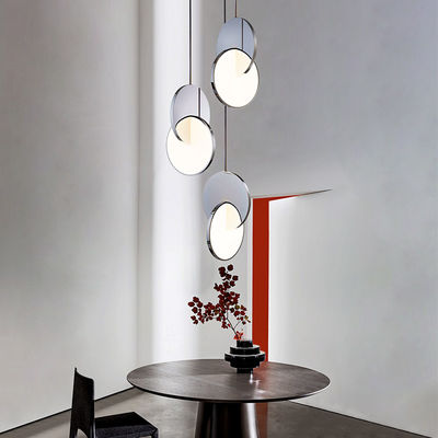 Modern Circle Pendant Lights Geometric Small Hanging Lamp Bedroom Decorative Indoor Eclipse Pendant Light(WH-AP-266)