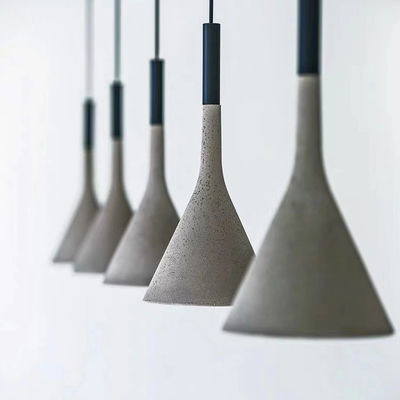 Nordic Industrial Pendant Lamp Restaurant Bar Living Room Design Aplomb Concrete Pendant Lamp(WH-AP-269)