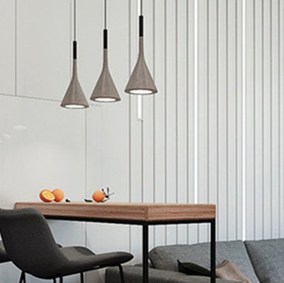 Nordic Industrial Pendant Lamp Restaurant Bar Living Room Design Aplomb Concrete Pendant Lamp(WH-AP-269)