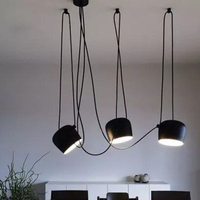 Nordic Drum Lamp LED Spider Industrial Pendant Lights for Kitchen loft Aim Pendant Light(WH-AP-277)