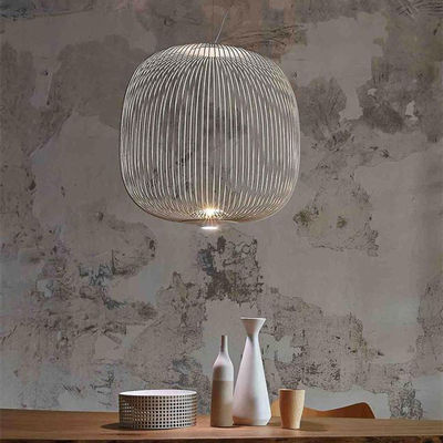 Foscarini Spokes Pendant Light 1/2 Iron Bird Cage Lamp Dining Room Kitchen Spokes Suspension Lamp(WH-AP-279)