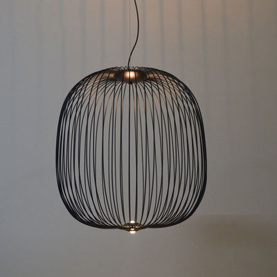 Foscarini Spokes Pendant Light 1/2 Iron Bird Cage Lamp Dining Room Kitchen Spokes Suspension Lamp(WH-AP-279)