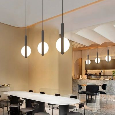 Modern line Pendant Lamp coffee bedside background Brandyn Minimalistic Frame Pendant Lamp(WH-AP-289)