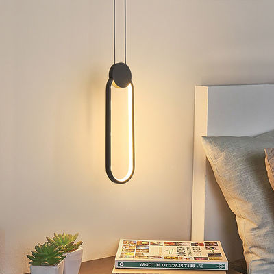 Modern line Pendant Lamp coffee bedside background Brandyn Minimalistic Frame Pendant Lamp(WH-AP-289)
