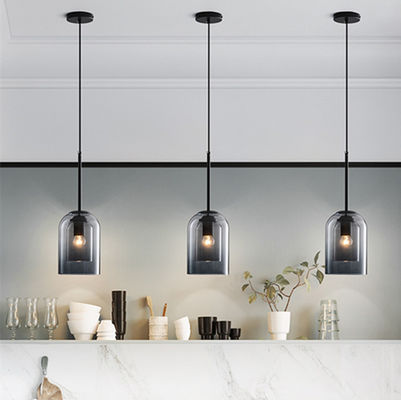 Nordic Glass Pendant Light for Bedroom Decor Marigold Double Layer Glass Pendant Lamp(WH-AP-290)