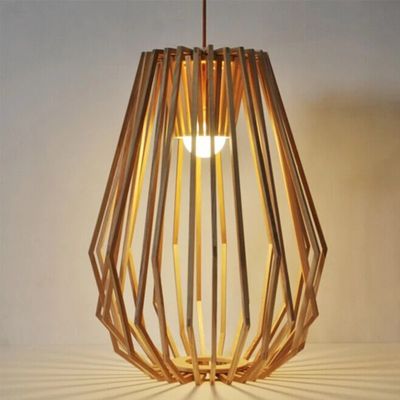 Nordic Wooden Cage Pendant Lamp For Indoor Home Decor Radcliff Wooden Claw Pendant Lamp(WH-AP-291)