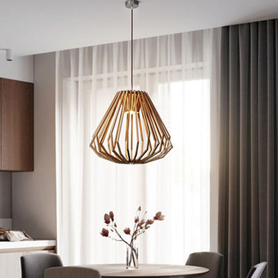 Nordic Wooden Cage Pendant Lamp For Indoor Home Decor Radcliff Wooden Claw Pendant Lamp(WH-AP-291)