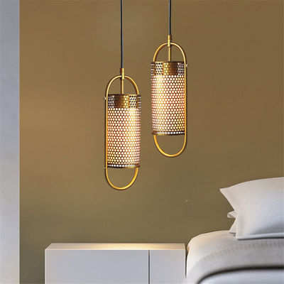 Nordic Pendant Lamp Loft Luxury Katryn Industrial Oval Capsule Mesh Cage Pendant Lamp(WH-AP-294)