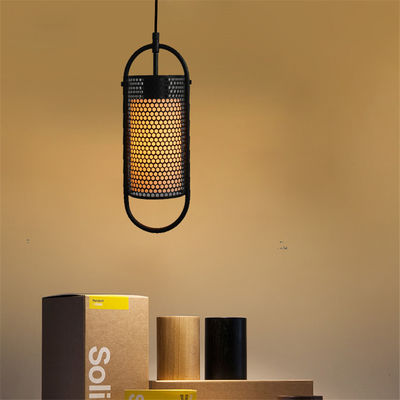 Nordic Pendant Lamp Loft Luxury Katryn Industrial Oval Capsule Mesh Cage Pendant Lamp(WH-AP-294)