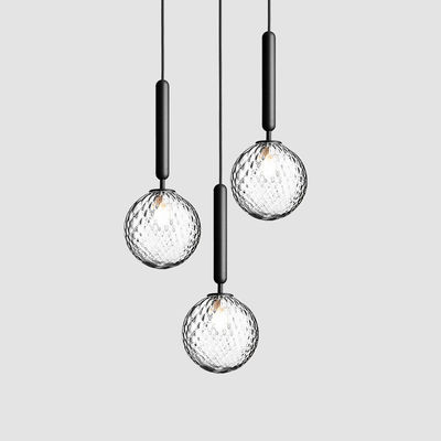 Nordic Glass Pedant Light Designer Dining Room Carina Modern Sleek Clean Looking Pendant Light(WH-AP-297)