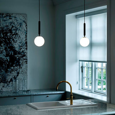 Nordic Glass Pedant Light Designer Dining Room Carina Modern Sleek Clean Looking Pendant Light(WH-AP-297)