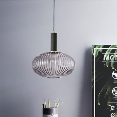 Nordic glass pendant lights Creative lamp E27 Torunn Textured Glass Perfume Bottle Pendant Light(WH-AP-301)