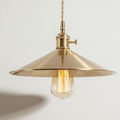Retro Pendant Light Loft Style Pure Edison Antique Home Bente Modern Scandinavian Brass Pendant Lamp(WH-AP-307)