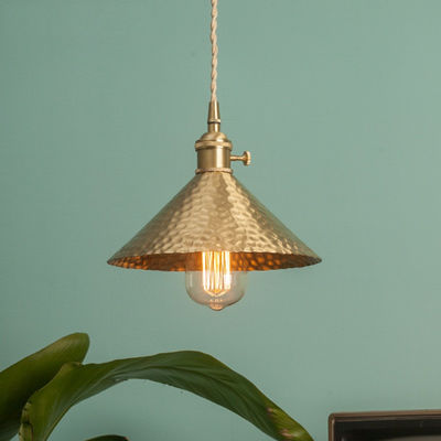 Retro Pendant Light Loft Style Pure Edison Antique Home Bente Modern Scandinavian Brass Pendant Lamp(WH-AP-307)