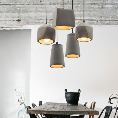 American design Pendant Light decorative Ulla Scandinavian Concrete Geometric Pendant Light(WH-AP-310)