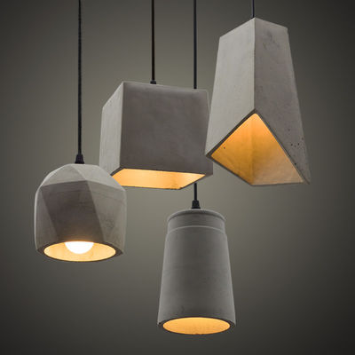 American design Pendant Light decorative Ulla Scandinavian Concrete Geometric Pendant Light(WH-AP-310)