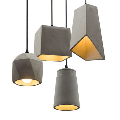 American design Pendant Light decorative Ulla Scandinavian Concrete Geometric Pendant Light(WH-AP-310)