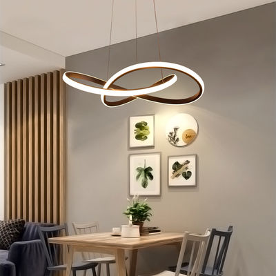 Nordic style Art simple Pendant Light bedroom Hotel led  Unna Artistic Circular Wave Pendant Light(WH-AP-313)
