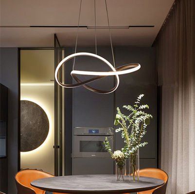 Nordic style Art simple Pendant Light bedroom Hotel led  Unna Artistic Circular Wave Pendant Light(WH-AP-313)