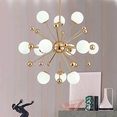 Nordic LED sputnik chandelier postmodern dandelion glass ball chandelier Bossa Nova LED Chandelier(WH-MI-115)