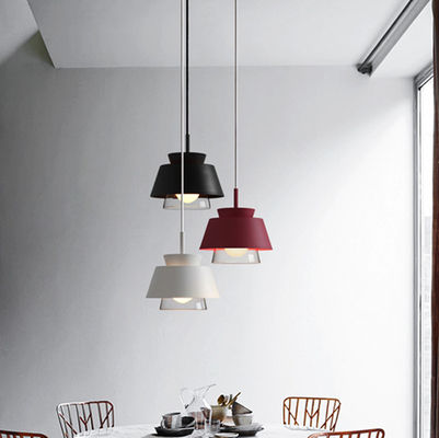 Nordic Iron Pendant Lamp Decor E27 Roth Scandinavian Contemporary Conical Shaped Pendant Lamp(WH-AP-316)