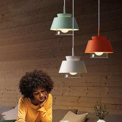 Nordic Iron Pendant Lamp Decor E27 Roth Scandinavian Contemporary Conical Shaped Pendant Lamp(WH-AP-316)