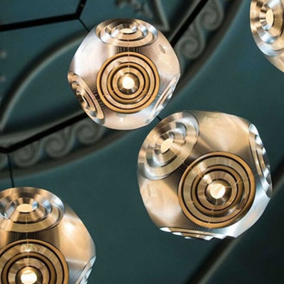 Postmodern minimalist Pendant Light stainless steel romantic Modern Metal Grill Orbicular Pendant Light(WH-AP-323)