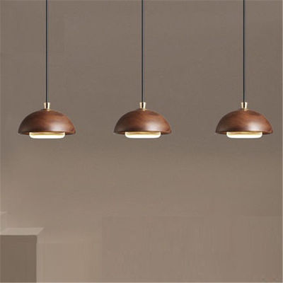 E27 Loft Art Pendant Light For Dining Room Vidar Scandinavian Acorn Shape Wooden Pendant Lamp(WH-AP-324)