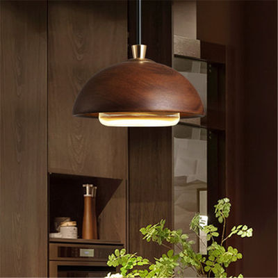 E27 Loft Art Pendant Light For Dining Room Vidar Scandinavian Acorn Shape Wooden Pendant Lamp(WH-AP-324)