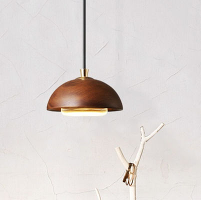 E27 Loft Art Pendant Light For Dining Room Vidar Scandinavian Acorn Shape Wooden Pendant Lamp(WH-AP-324)