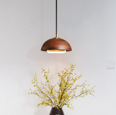 E27 Loft Art Pendant Light For Dining Room Vidar Scandinavian Acorn Shape Wooden Pendant Lamp(WH-AP-324)
