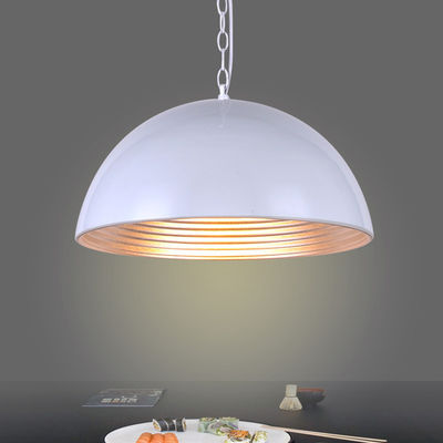 Modern Gold Pendant Lights Metal Living Room Led Leonhard Classic Inner-Ridged Dome Pendant Light(WH-AP-327)