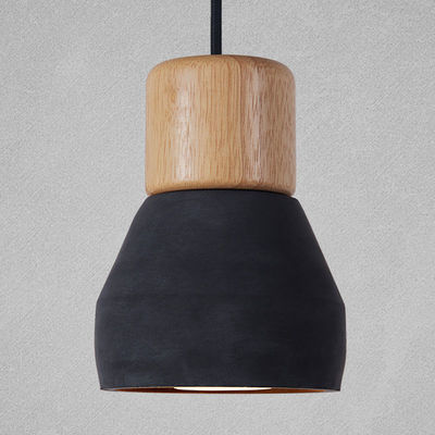 Nordic simplicity Pendant Light decoration Hildegard Minimalist Concrete Wooden Accent Pendant Light(WH-AP-328)