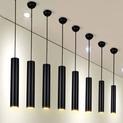 Nordic Style Cylindrical Pendant Lamp Ingemar Contemporary Tubular Shaped Pendant Lamp(WH-AP-329)