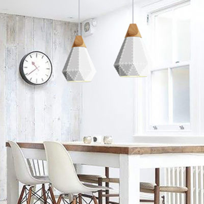 Modern minimalist design wood Pendant Light Annelise Unique Jewel Scandinavian Pendant Light(WH-AP-331)