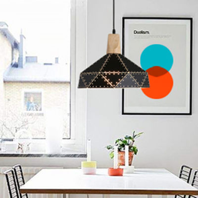 Modern minimalist design wood Pendant Light Annelise Unique Jewel Scandinavian Pendant Light(WH-AP-331)